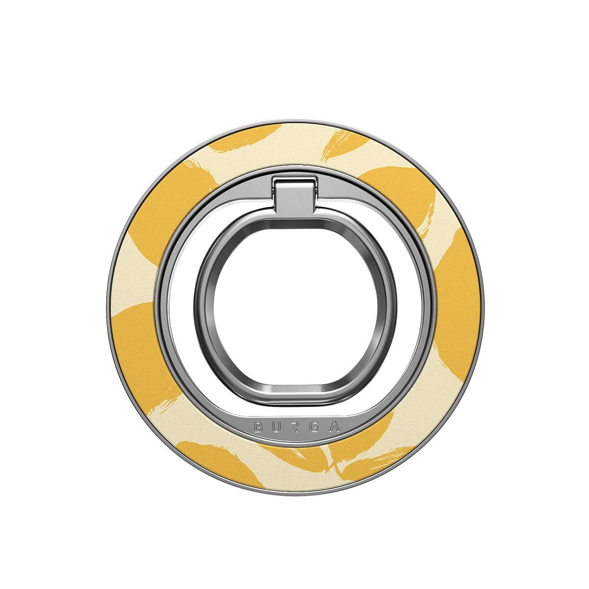 Burga Hållare Mobilring MagSafe Lemon Tart Silver