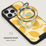 Burga Hållare Mobilring MagSafe Lemon Tart Silver