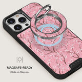 Burga Hållare Mobilring MagSafe Sakura Silver