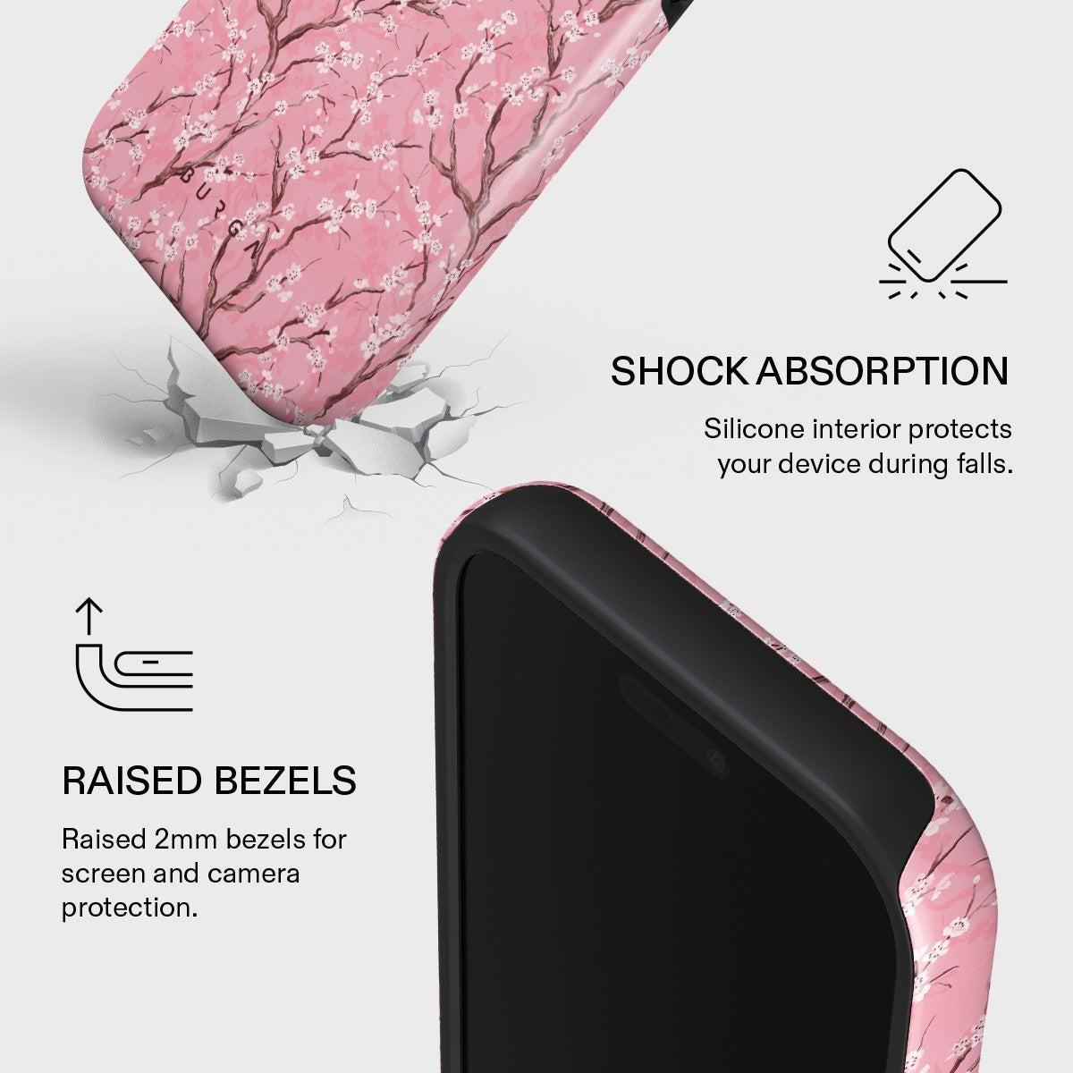 Burga iPhone 17 Pro Max Skal Tough MagSafe Sakura