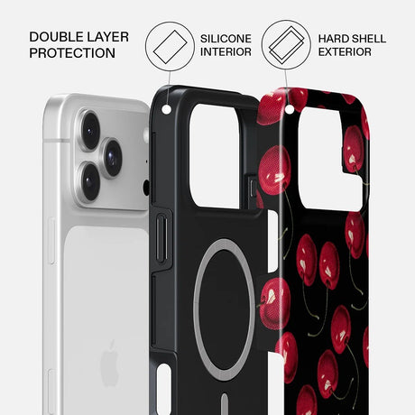 Burga iPhone 18 Pro Max Skal Tough MagSafe Cherrybomb