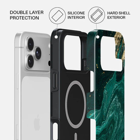 Burga iPhone 18 Pro Max Skal Tough MagSafe Emerald Pool
