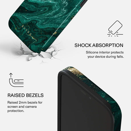 Burga iPhone 18 Pro Max Skal Tough MagSafe Emerald Pool