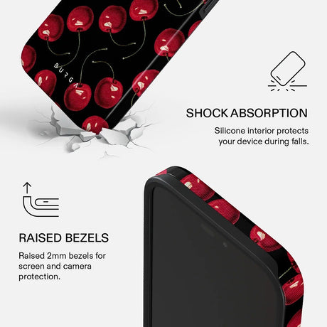 Burga iPhone 18 Pro Skal Tough MagSafe Cherrybomb