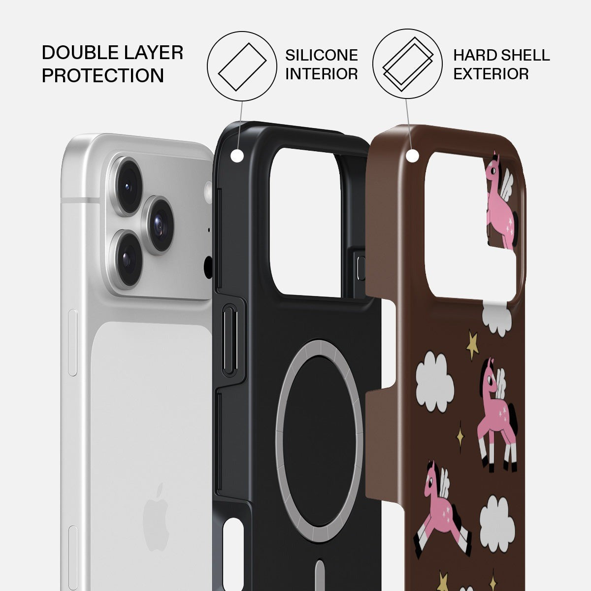 Burga iPhone 18 Pro Skal Tough MagSafe Cloud Hopping