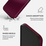 Burga iPhone 18 Pro Skal Tough MagSafe Dark Cherry