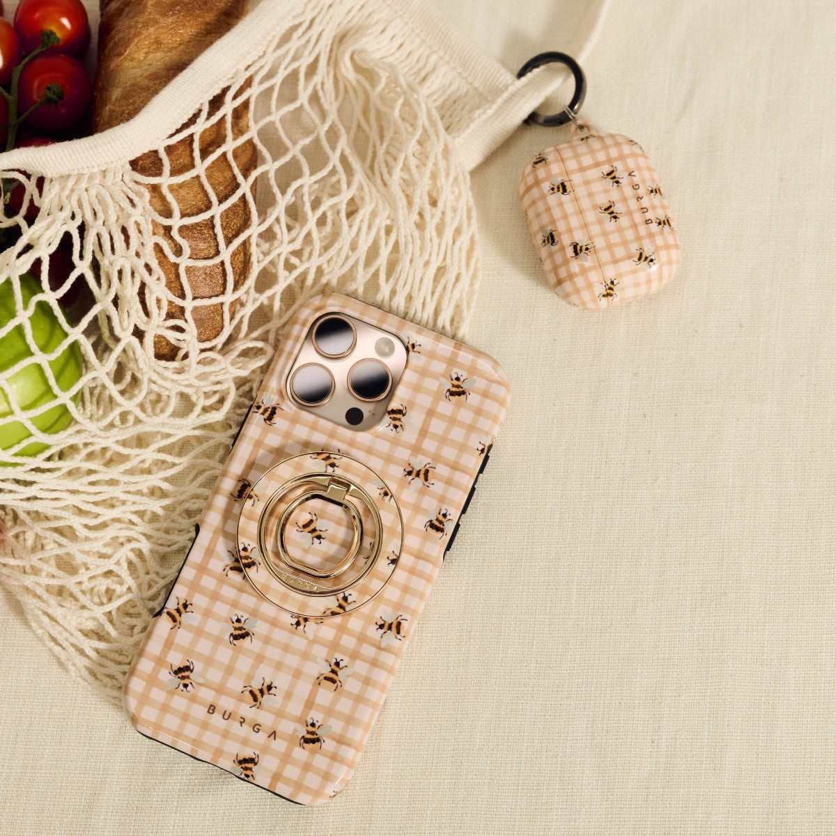 Burga iPhone 18 Pro Skal Tough MagSafe Honeycomb