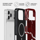Burga iPhone 18 Pro Skal Tough MagSafe Iconic Red Ruby