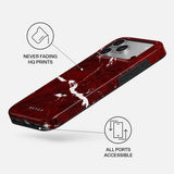 Burga iPhone 18 Pro Skal Tough MagSafe Iconic Red Ruby