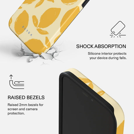 Burga iPhone 18 Pro Skal Tough MagSafe Lemon Tart