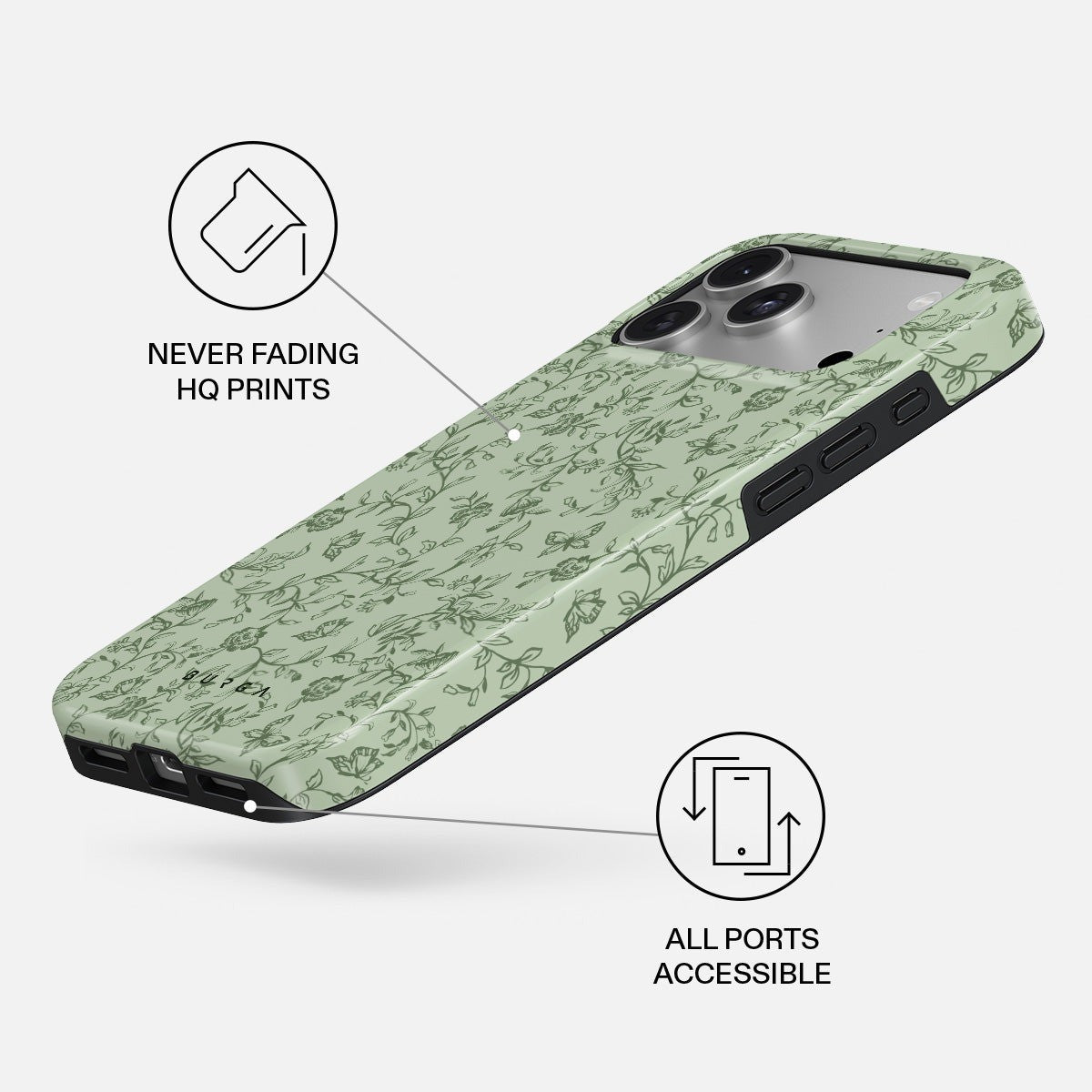 Burga iPhone 18 Pro Skal Tough MagSafe Lost in Thought