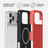 Burga iPhone 18 Pro Skal Tough MagSafe Pomegranate