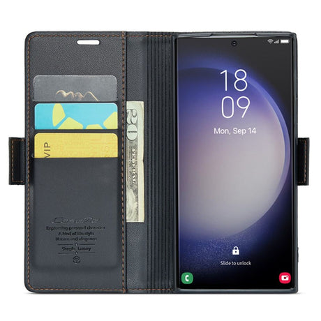 CaseMe Samsung Galaxy S24 Ultra Fodral 023 Series Svart