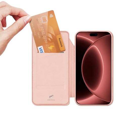 Dux Ducis iPhone 17 Pro/iPhone 18 Pro Fodral Skin Pro Series Rosa