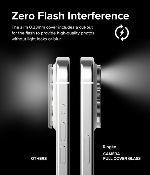 Ringke iPhone 15 Pro Kameraskydd Camera Protector Glass 2-pack