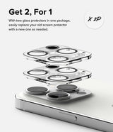 Ringke iPhone 15 Pro Kameraskydd Camera Protector Glass 2-pack
