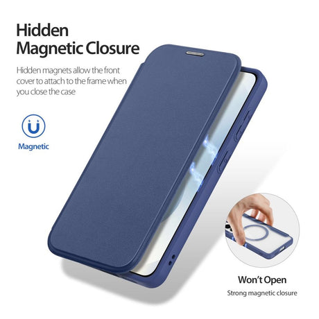 Dux Ducis Samsung Galaxy S26 Fodral Skin X Pro Series MagSafe Blå