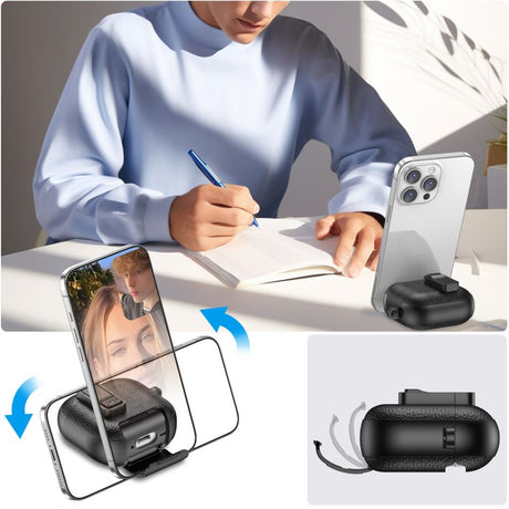 AirPods 4/5 Skal Stativfunktion Rosa