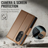 CaseMe Samsung Galaxy Z Fold 8 Fodral 023 Series Brun