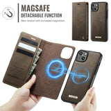 CaseMe iPhone 13 Fodral C49 Series Brun