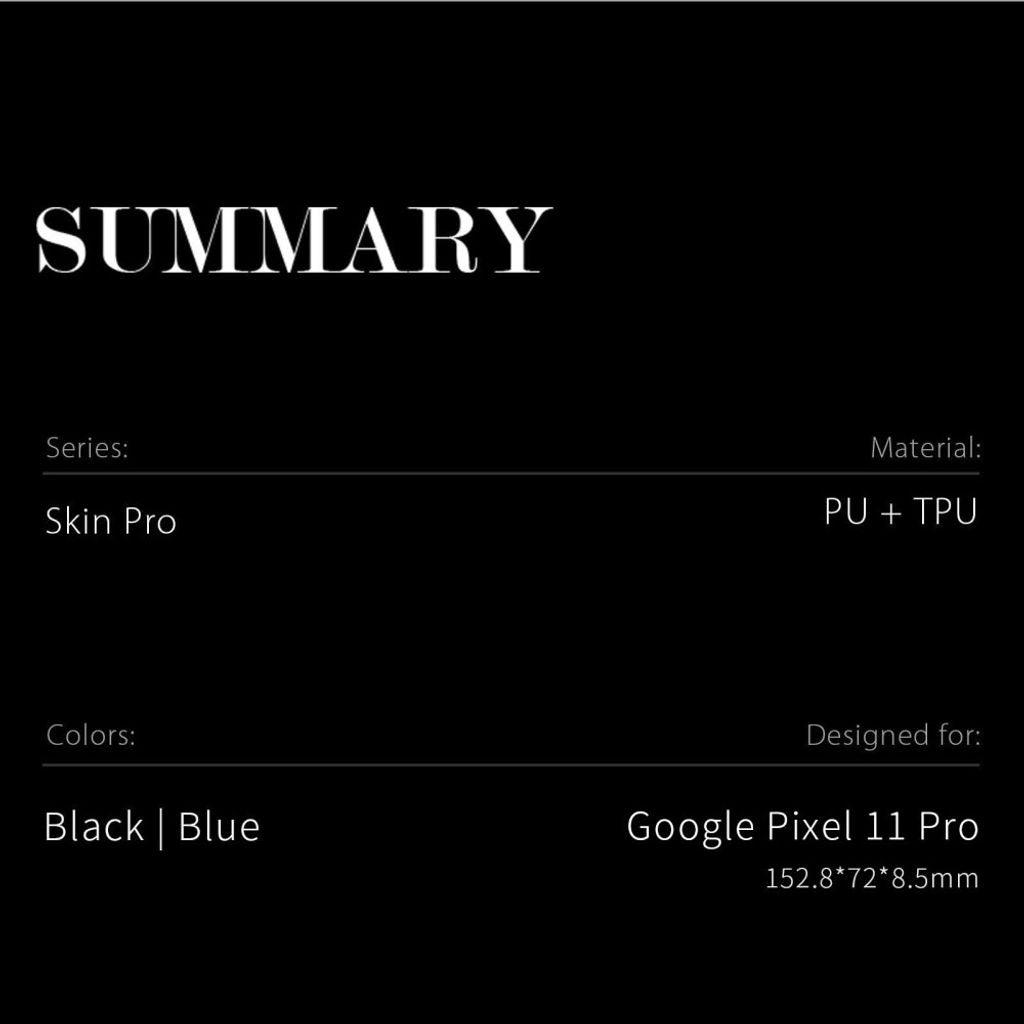 Dux Ducis Google Pixel 11 Pro Fodral Skin Pro Series Svart