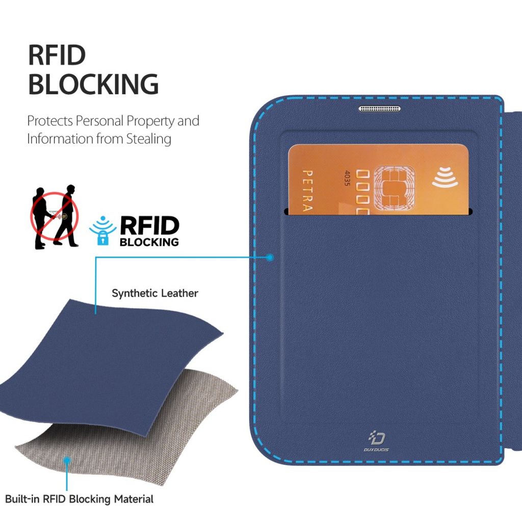 Dux Ducis iPhone Duo Fodral Skin X Pro Series MagSafe Blå