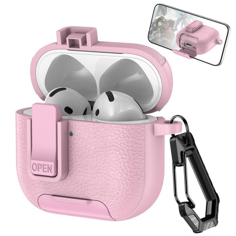 AirPods 4/5 Skal Stativfunktion Rosa