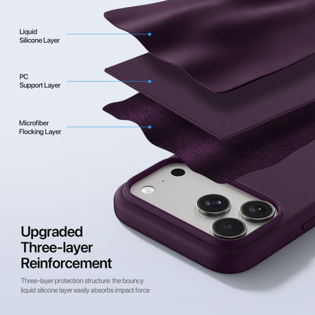 Dux Ducis iPhone 17 Pro/iPhone 18 Pro Skal Piel Series MagSafe Röd