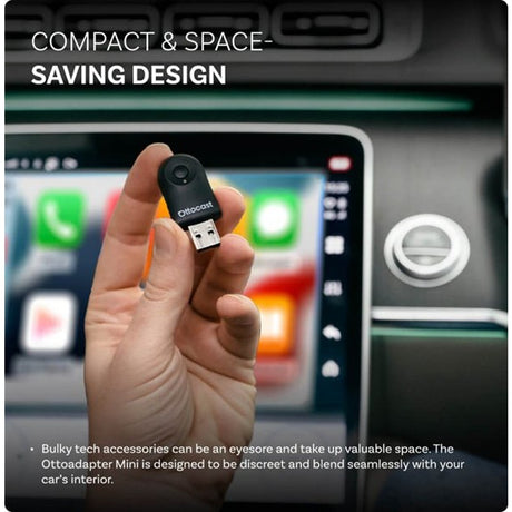 Ottocast Mini Trådlös Apple CarPlay/Android Auto Adapter