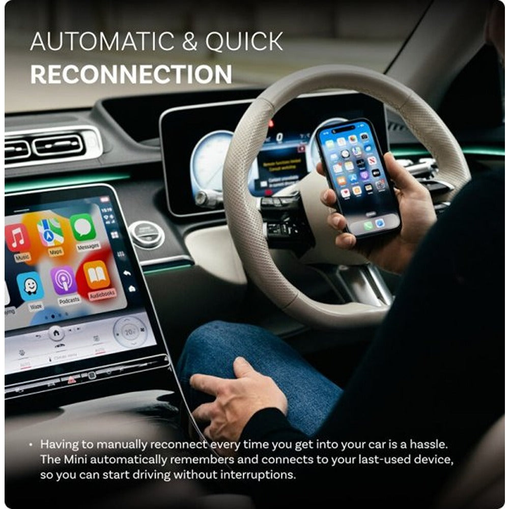 Ottocast Mini Trådlös Apple CarPlay/Android Auto Adapter