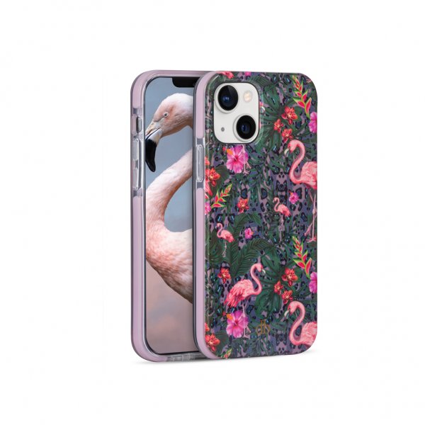 dbramante1928 iPhone 13 Skal Capri Tropical Flamingo