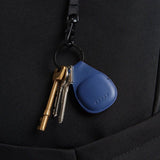 Mujjo Apple AirTag Hållare Canopy Monaco Blue