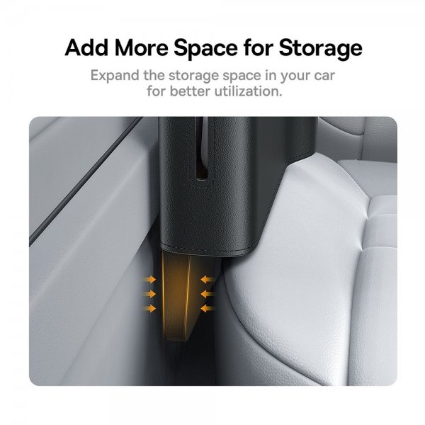 Baseus Car Console Storage Organizer Svart