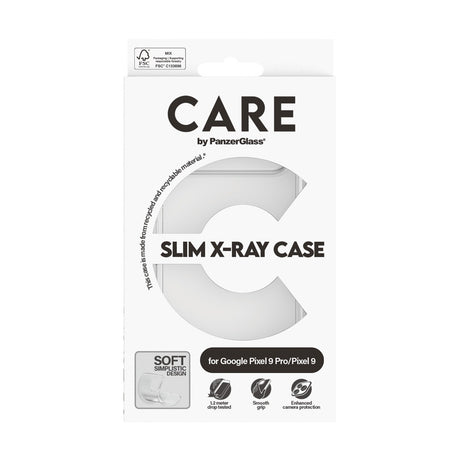 CARE by PanzerGlass Google Pixel 9/Google Pixel 9 Pro Skal X-Ray Transparent
