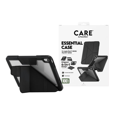 CARE by PanzerGlass iPad 10.9 (gen 10)/iPad 11 (A16) Fodral Essential Case Svart