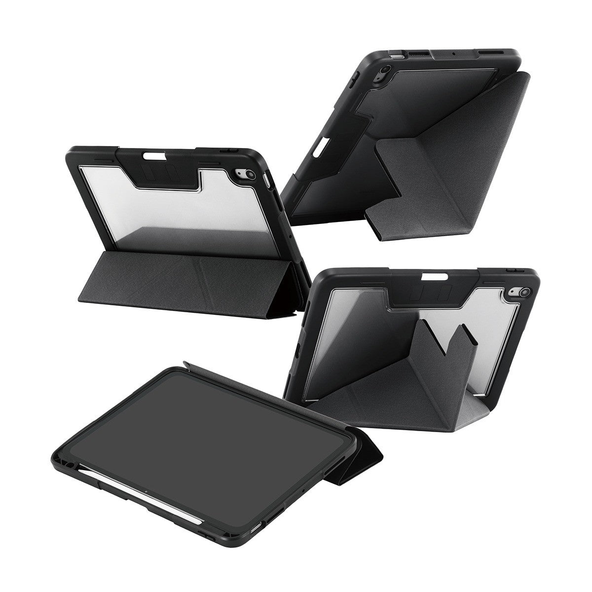 CARE by PanzerGlass iPad Air 11 (M2/M3/M4) Fodral Essential Case Svart