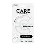 CARE by PanzerGlass iPhone 13/iPhone 14 Skal Fashionable White Orchid