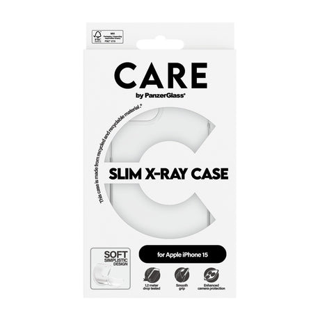 CARE by PanzerGlass iPhone 15 Skal X-Ray Transparent