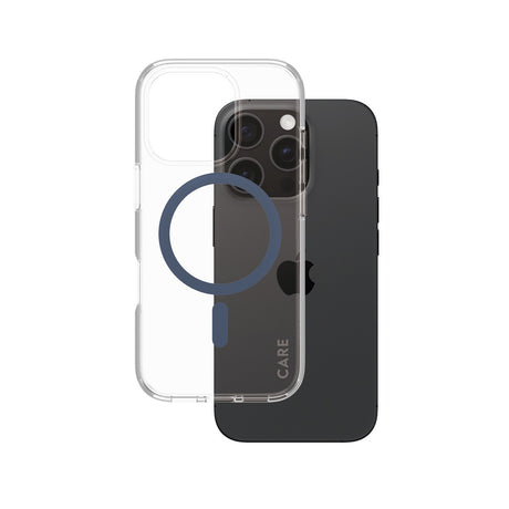 CARE by PanzerGlass iPhone 16 Pro Skal Urban Combat MagSafe Blå