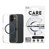 CARE by PanzerGlass iPhone 16 Skal Urban Combat MagSafe Blå