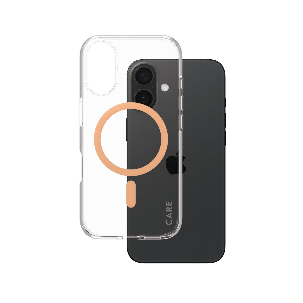 CARE by PanzerGlass iPhone 16 Skal Urban Combat MagSafe Peachy