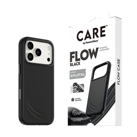 CARE by PanzerGlass iPhone 17 Pro/iPhone 18 Pro Skal Flow MagSafe Svart