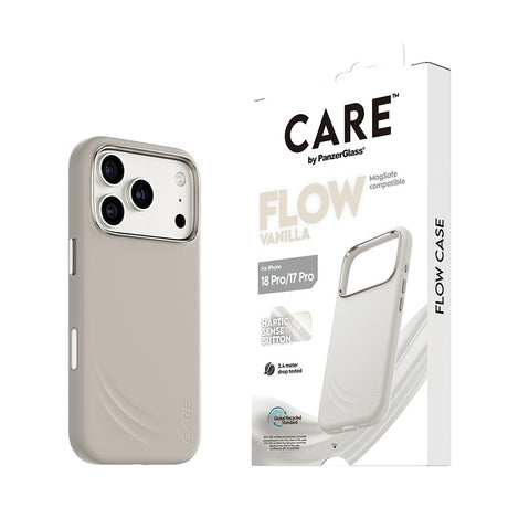 CARE by PanzerGlass iPhone 17 Pro/iPhone 18 Pro Skal Flow MagSafe Vanilla