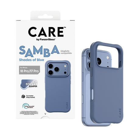 CARE by PanzerGlass iPhone 17 Pro/iPhone 18 Pro Skal Samba MagSafe Blå