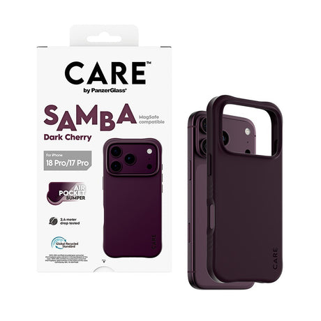 CARE by PanzerGlass iPhone 17 Pro/iPhone 18 Pro Skal Samba MagSafe Cherry