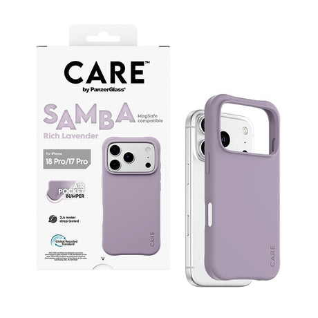 CARE by PanzerGlass iPhone 17 Pro/iPhone 18 Pro Skal Samba MagSafe Lavender