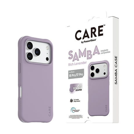 CARE by PanzerGlass iPhone 17 Pro/iPhone 18 Pro Skal Samba MagSafe Lavender