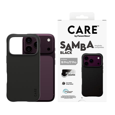 CARE by PanzerGlass iPhone 17 Pro/iPhone 18 Pro Skal Samba MagSafe Svart