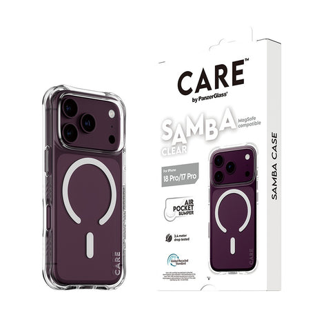 CARE by PanzerGlass iPhone 17 Pro/iPhone 18 Pro Skal Samba MagSafe Transparent