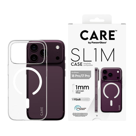 CARE by PanzerGlass iPhone 17 Pro/iPhone 18 Pro Skal SL1M MagSafe Transparent